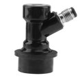thumbnail image 1 of Ball Lock Disconnects Kit For Homebrew Beer Soda Corny Keg Liquid Connectors(Black), 1 of 8