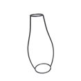 thumbnail image 2 of Dvkptbk The Racks Minimalist Abstract Vase Black Iron Brief Vase Flower Racks Ornaments Home Decor on Clearance, 2 of 2