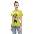 thumbnail image 4 of T-Shirt Basique à Manches Courtes pour Femmes Demon Slayer : Koiju et Nidouzi, 4 of 6