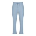 thumbnail image 4 of Pants for Men, Mens Solid Color Drawstring Fashionable Casual Pants Full Length Pants, 4 of 6
