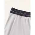 thumbnail image 3 of Pantalon en Ruban Tissé Imprimé Lettre pour Hommes (2 Pièces), 3 of 5
