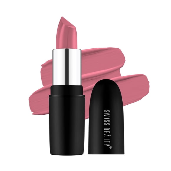 2X  Swiss Beauty Pure Matte Creamy Lipstick, 3.8gm Each ( Peaches n Cream )
