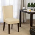 thumbnail image 2 of HomePop Chaise de Salle à Manger d'Appoint Classique Parsons Rembourrée, Jaune (Ensemble de 1), 2 of 7