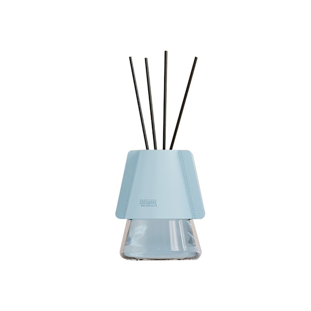 RRJ Rattan Reed Diffuser for Car Home Office, 130ml Fragrance Oil Cup Aromatherapy, Hotel Bathroom Interior Decor, Natural Air Freshener Deodorizer, Glass Bottle Rattan Sticks Scented Home Decor
