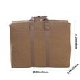 thumbnail image 2 of Large Capacity Canvas Storage Bag, Multipurpose Laundry Sack with Drawstring, Waterproof and Foldable for Travel, Clothes, Blankets, Comforters, and Furniture Organizer, 2 of 9
