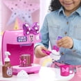 thumbnail image 2 of Disney Jr. Minnie Mouse Rise & Shine Bowrista Set, 25 cm Play Espresso Machine, Ages 3 and Up, 2 of 6