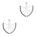 thumbnail image 4 of tamizeot Edge Beater Paddle With Flexible Silicone Edge Metal Stand Mixer Flexible Baking Tool Home Machine Replacement 18*18CM 2Set, 4 of 6