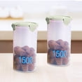 thumbnail image 2 of fheaev With Graduated Round Storage Jars Sealing Jars Plastic Kitchen With Lids Snack Jars Grains Storage Jars Storage Jars Yoghurt Cheese Cake Jars, 2 of 6