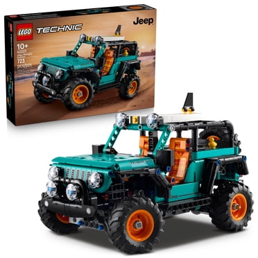 LEGO Technic Jeep Wrangler Rubicon SUV - Building Toy for Boys & Girls, Ages 10+ - Model Car Kit with Detailed Features - Display Set for Bedroom Decor - Gift for Birthdays - 42227