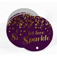 thumbnail image 2 of Inkdotpot Real Gold Foil Let Love Sparkle Wedding Tags Favor Hang Paper Tags 100 Pieces, 2 of 6