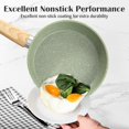 thumbnail image 2 of DishDelight Induction Nonstick Pots and Pans Set, 12 Piece Kitchen Cookware Sets, Nonstick Granite Frying Pan Set, Green, 2 of 8