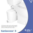 thumbnail image 3 of Saniflo 082 Saniaccess 3 Macérateur 1/2 HP Pompe, Blanc, 3 of 5