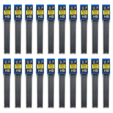 ELAYARD 240Pcs Pencil Lead Refills Black Resin for Mechanical Pencils School Projects Office .4X0.03X0.03In