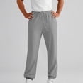 thumbnail image 2 of aohooy Men's Fleece Elastic Bottom Jogger Sweatpants - Drawstring Workout Track Running Gym Athletic Pants with Pockets Gray,S, 2 of 8