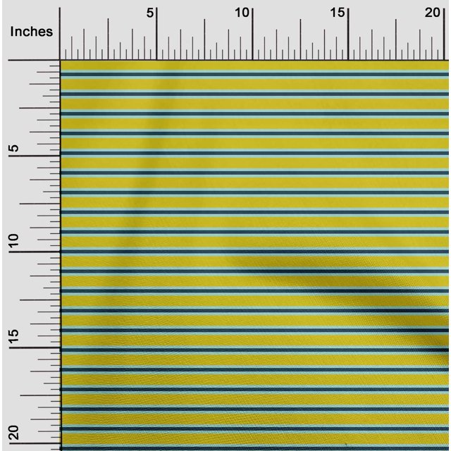 oneOone Polyester Lycra Tissu à Rayures Horizontales Tissu à Coudre BTY 56 Pouces de Large