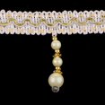 thumbnail image 4 of Abbracc Woven Curtain Tassel Fringe with Beaded Edges for Sewing Decorations Ribbon J, 4 of 8
