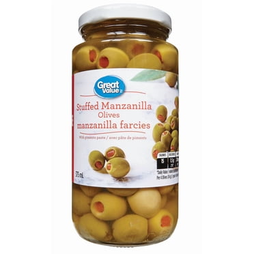 Great Value Olives Manzanilla Farcies avec Pâte de Piments