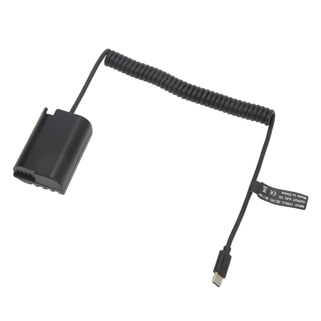 DMW DCC17 Batterie Factice, Protection contre la Surtension Type C pour Photographie