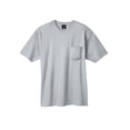 thumbnail image 1 of Hanes Beefy-T Men`s Pocket T-Shirt, XL, Ash, 1 of 3
