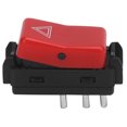thumbnail image 1 of Hazard Light Switch, Warning Flasher Switch ABS Red 1248200110 Durable  For Car Accessaries Replacement For 190E 1990 - 1993, 1 of 8