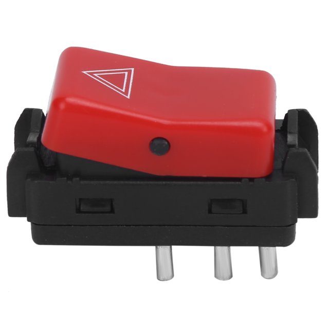 Hazard Light Switch, Warning Flasher Switch ABS Red 1248200110 Durable For Car Accessaries Replacement For 190E 1990 - 1993