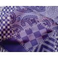 thumbnail image 5 of oneOone Silk Tabby Dark Purple Fabric Block Sewing Craft Projects Fabric Prints By Yard 42 Inch Wide, 5 of 5
