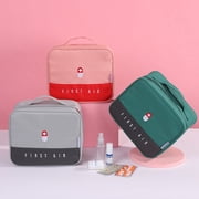 MesaSe 1pc Pink/Green/Grey Household Medical Emergency Kit Portable Large Capacity Portable Multifunctional Layered Storage Kit