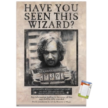 Le monde des sorciers: Harry Potter - Sirius Black Wanted Poster