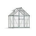 thumbnail image 1 of CANOPIA by PALRAM Hybrid 6 ft. x 4 ft. Greenhouse Kit - Silver, 1 of 8