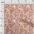 thumbnail image 2 of oneOone Rayon Pink Fabric Floral Sewing Craft Projects Fabric Prints By Yard 56 Inch Wide, 2 of 4