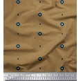 thumbnail image 1 of Soimoi Brown Rayon Fabric Butidar Jamdani Printed Fabric 1 Yard 56 Inch Wide, 1 of 2