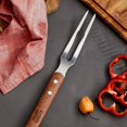 thumbnail image 4 of Tramontina Churrasco Ensemble d'Outils de BBQ en Acier Inoxydable de 3 Pcs avec Poignées en Bois de Jatoba, Comprend Spatule, Pinces et Fourchette, 4 of 6