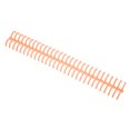 thumbnail image 1 of Spiral Binding Coil, 16mm Inner Diameter 10Pcs Pretty Colour Sheet Binding Comb  For Page Orange, 1 of 8