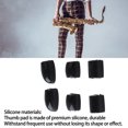 thumbnail image 4 of Saxophone Thumb Rest, Wear Resistant 6Pcs  Cushioning Saxophone Key Risers  for Replacement Black,Blue,Pink,Yellow,Purple, 4 of 7