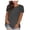 Grey, variant on Aqestyerly Women's Plus Size Pullover Shirt Solid Color Loose Fit Short Sleeve Casual Soft Lightweight Daily Fashion Tee HWRETIE