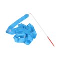 thumbnail image 2 of maskred 2 Meters Ribbon Wands Girls Rainbow Decorations Twirling Rod Stick Portable Birthday Party Stuffers Gymnastics Streamers for Light Blue, 2 of 6