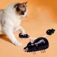 thumbnail image 2 of lionlar Cat Toy Running Funny Interactive Play Electronic Rat Mouse for Black, 2 of 9