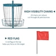 thumbnail image 4 of Soozier 24-Chain Practice Basket for Disc Golf Target Stand Navy Blue, 4 of 9