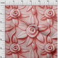 thumbnail image 3 of oneOone Polyester Spandex Peach Fabric Florals Sewing Material Print Fabric By The Yard 56 Inch Wide, 3 of 4