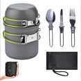 thumbnail image 1 of Camping Cookware Set Camping Cooking Set Portable Camping Cookware Outdoor, 1 of 8