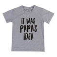 thumbnail image 1 of TZEWGL Cute Shirt For Child Letter Print Short Sleeve Crew Neck Clothes For Infnants size 18-24M, 1 of 3