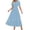 Z8-Light Blue-summer dresses, variant on Wiyuqeen Boho Maxi Dresses for Women Button V Neck Floral Dresses Short Sleeve Ruffle Tiered A Line Dresses Summer Ankle Dresses