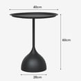 thumbnail image 5 of simhoa Small End Table Coffee Drink Table for NightStand Patio Home Office Black Tall Shape, 5 of 5
