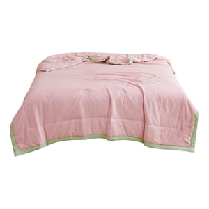 79x91 Coton de pouce Air Conditionnement Couvertures minces Couverture d'été pondérée Couverture respirante Refroidissante pour les personnes chaudes Sweats de nuit pour garder froid dans la chaleur pour la maison Couch Bureau Camping
