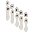 thumbnail image 1 of jifeng 5 Sets White Leather Buckle Purse Hasp Notebook Buttons for DIY Handmade Bag, 1 of 8