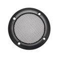 thumbnail image 1 of Unique Bargains Speaker Grill Cover 3.5 Inch Mesh Decorative Circle Subwoofer Protector Black, 1 of 3