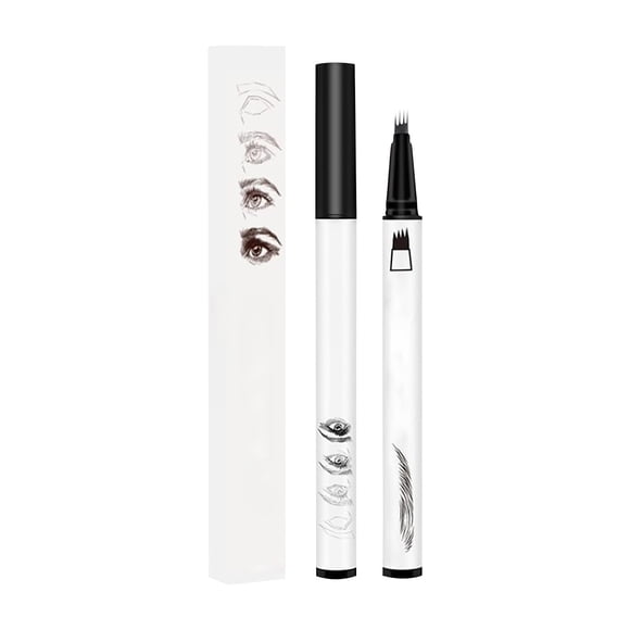 4 Tip Eyebrow Pencil Upgrade 3D and Sweat Proof Microblading Eyebrow Pencil Contouring Pen Long Lasting Eyebrow Brush Microblade Eyebrow Pencil for Natural Makeup(0.6ml)