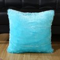 thumbnail image 2 of Plush Cushion Cover Sofa Lumbar Pillow Cover Home Decoration Solid Colorful, 2 of 9