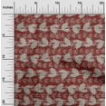 thumbnail image 2 of oneOone Polyester Spandex Maroon Fabric Asian Block Fabric For Sewing Printed Craft Fabric By The Yard 56 Inch Wide, 2 of 4