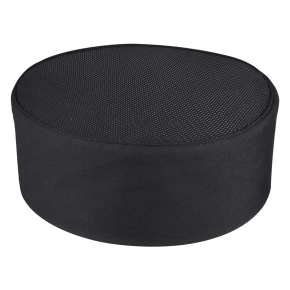 Shisuyan BESTOMZ Breathable Mesh Professional Skull Hat Catering Chefs Hat with Adjustable Strap (Black)